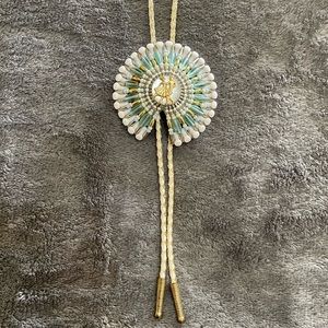 Vintage Handmade Mens Bolo Style Neck Tie